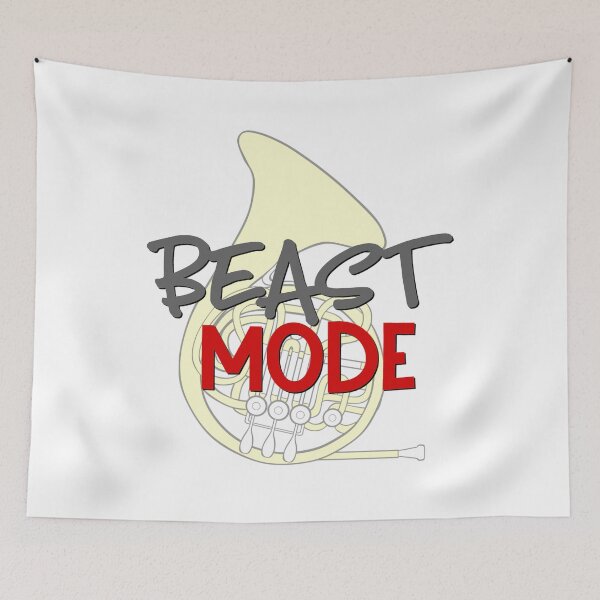 Item preview, Beast Mode - French Horn designed and sold by BandMomDesigns.