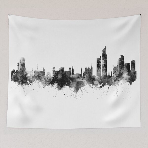 Artikelvorschau, Karachi Pakistan Skyline entworfen und verkauft von ArtPrints.