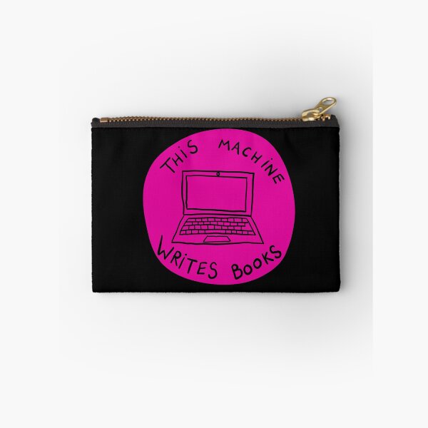 Item preview, This Machine Writes Books - Circle - Magenta designed and sold by MOREDANKMEMES.