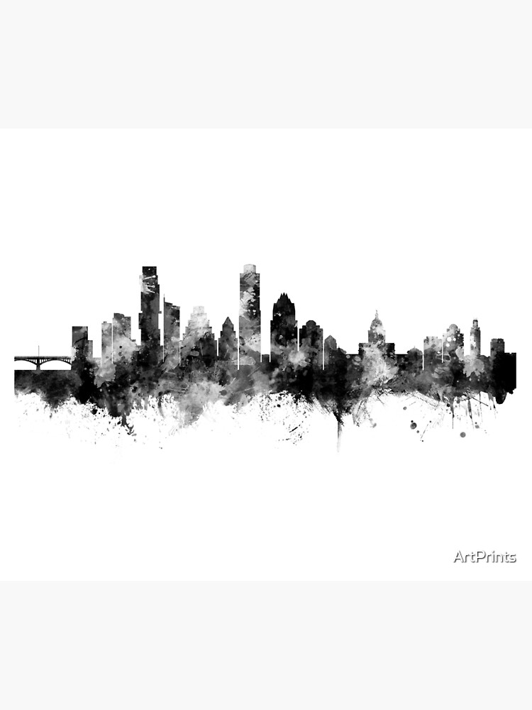 Austin Texas Skyline by ArtPrints