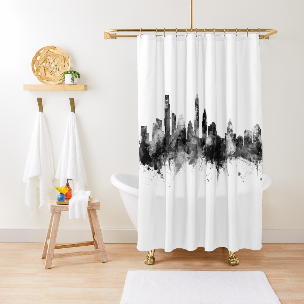 Austin Texas Skyline Shower Curtain