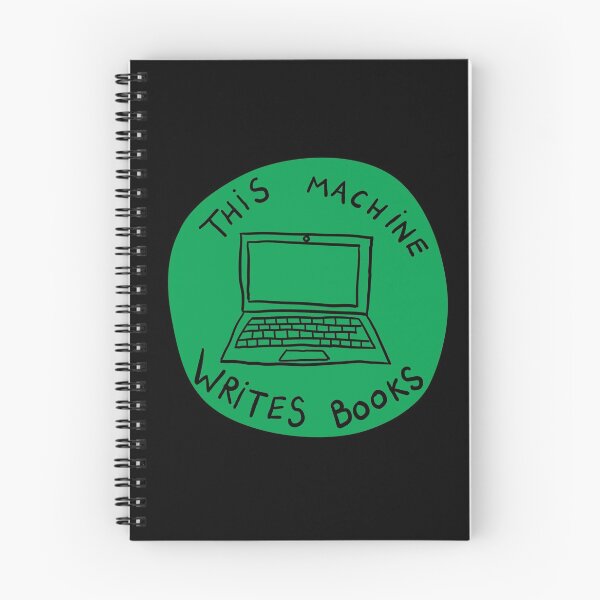 Item preview, This Machine Writes Books - Circle - Green designed and sold by MOREDANKMEMES.