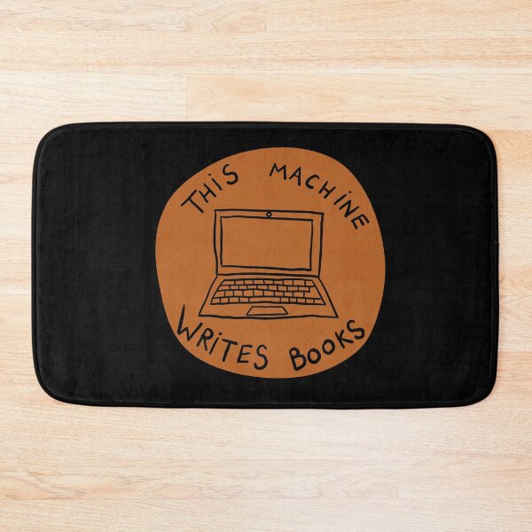 Item preview, This Machine Writes Books - Circle - Coffee Brown designed and sold by MOREDANKMEMES.