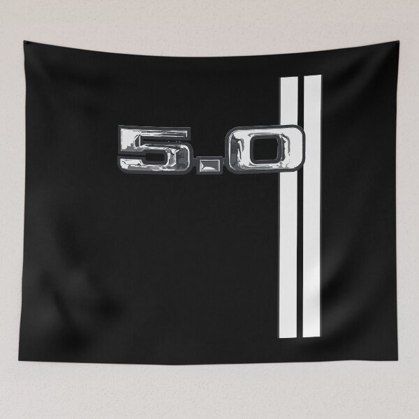 Item preview, Mustang Classic 5.0 V8 GT Racing Stripe Design designed and sold by cowtownCOWBOY.
