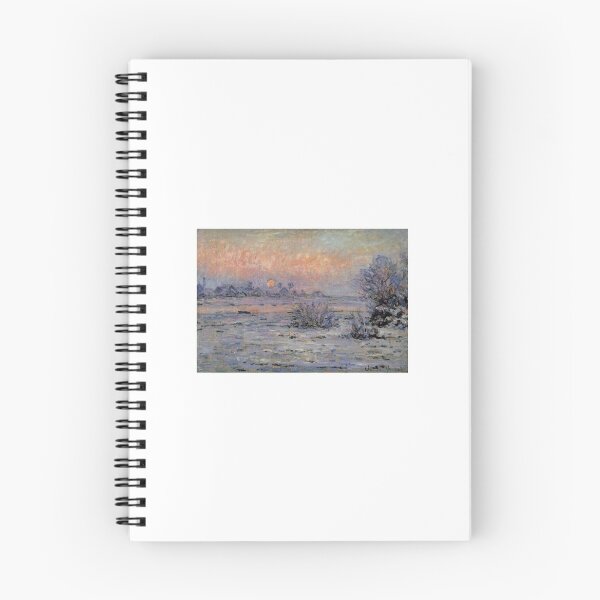 Item preview, Claude Monet Soleil d'hiver à Lavacourt Wintersun Poster designed and sold by Vanité.
