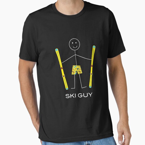 Item preview, Funny Mens Ski Guy designed and sold by whyitsme.