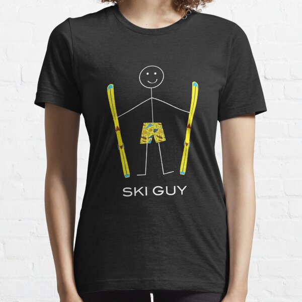 Tee shirt Garcon SKI LOOK Blanc