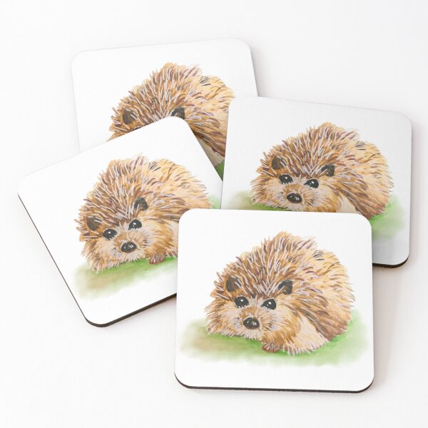 Item preview, Hedgehog in watercolor designed and sold by Kim Lewellyan.