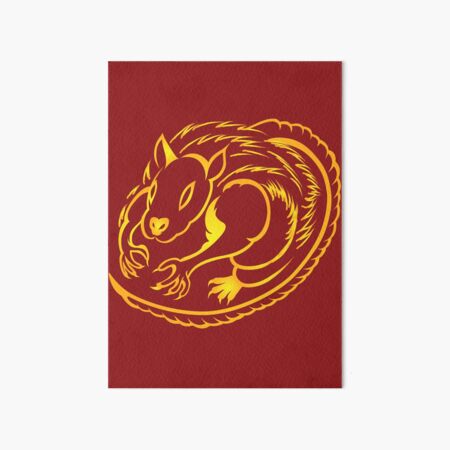 Rat - Chinese Zodiac - Mustafa Kulle Art Board Print