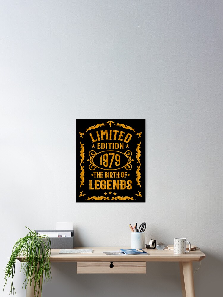 40th Birthday T Shirt - Legendary Since 1979 Gift Design 40th Birthday T Shirt - Legendary Since 1979 Gift Design