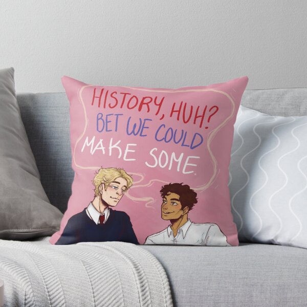History, huh? Speech Bubble Throw Pillow