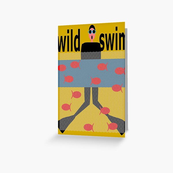 Artikel-Vorschau von Wildes Schwimmen, designt und verkauft von krisevansart.