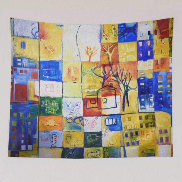 Item preview, Cube Yellow Number 2 designed and sold by NeonAbstracts.