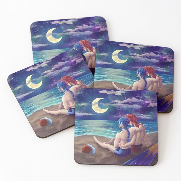 Item preview, Summer - Sun & Moon (Lea & Isa) - Night designed and sold by AmeNocturna.