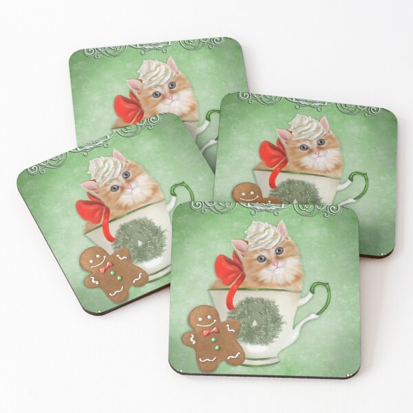 Item preview, Gingerbread Latte Cat designed and sold by Ash Evans.