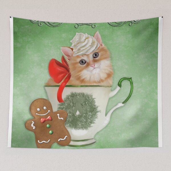Item preview, Gingerbread Latte Cat designed and sold by Ash Evans.