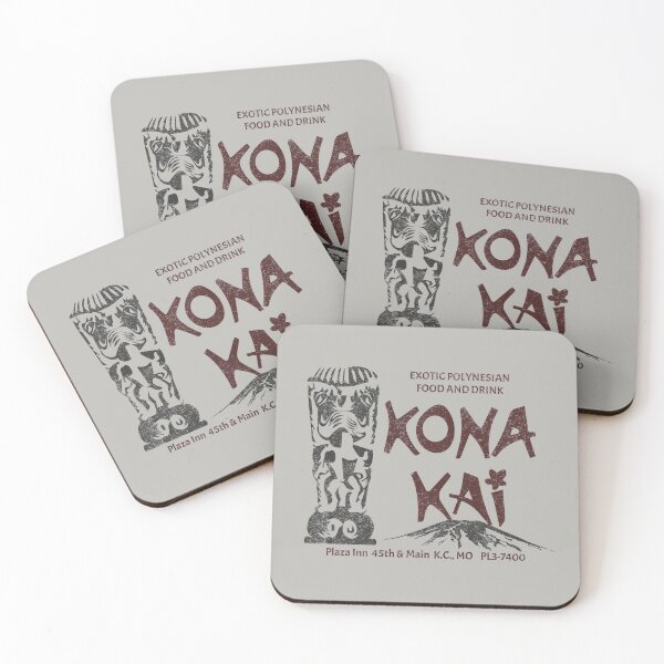 Kona Kai - Kansas City, MO Coasters (Set of 4)