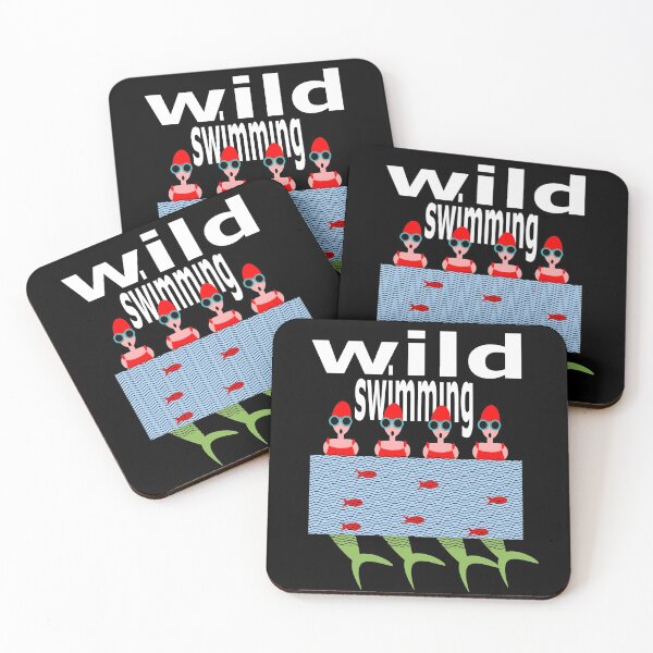 Item preview, Wild Swimming, keep it wild, mermaids! designed and sold by krisevansart.