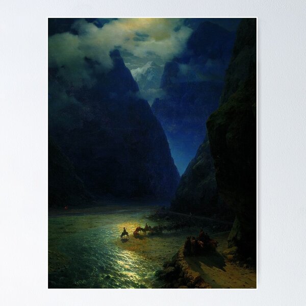 Item preview, Darial Gorge (1862) - Ivan Aivazovsky designed and sold by SALON DES ARTS.