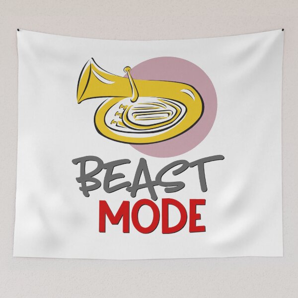 Item preview, Beast Mode - Tuba designed and sold by BandMomDesigns.
