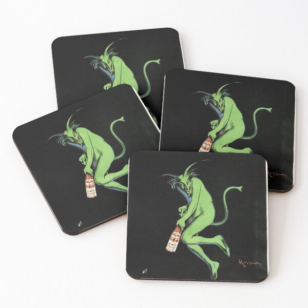 Item preview, Devil MAURIN QUINA Liquor Absinthe Art Deco France Leonetto Cappiello designed and sold by retroposters.
