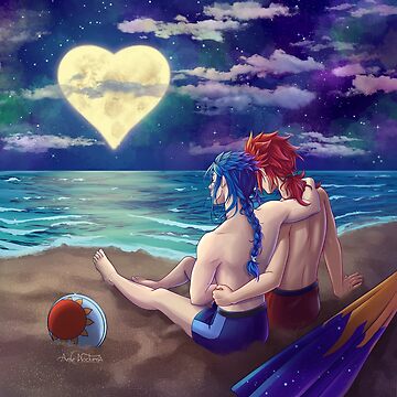 Imagen de la obra Verano - Sun & Moon (Lea & Isa) - Noche KH de AmeNocturna