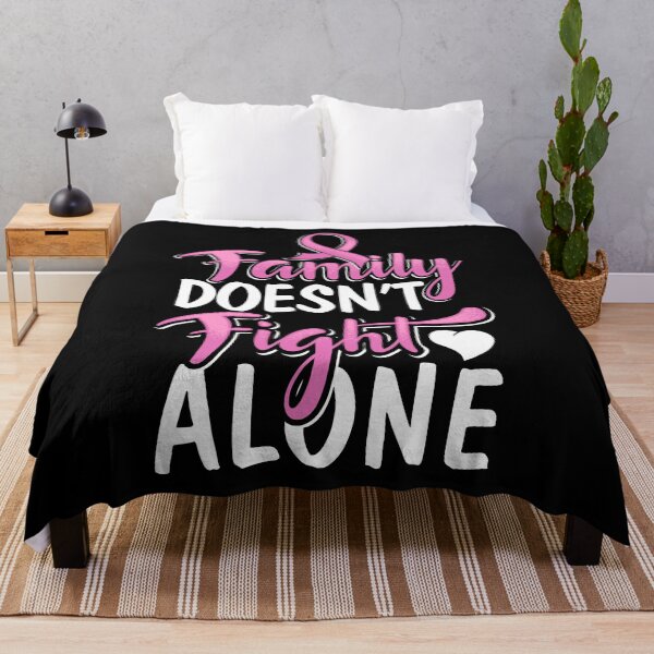 Item preview, Breast Cancer Awareness Ribbon Family Fight Heart Pink Quote Premium designed and sold by CreatedByHeidi.