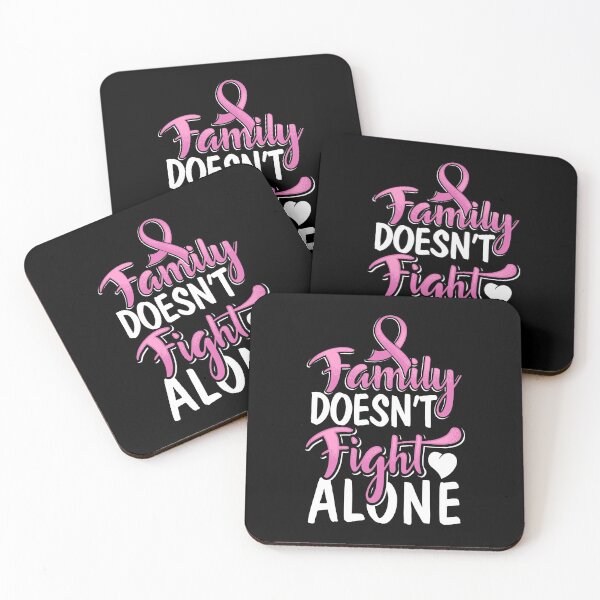 Item preview, Breast Cancer Awareness Ribbon Family Fight Heart Pink Quote Premium designed and sold by CreatedByHeidi.