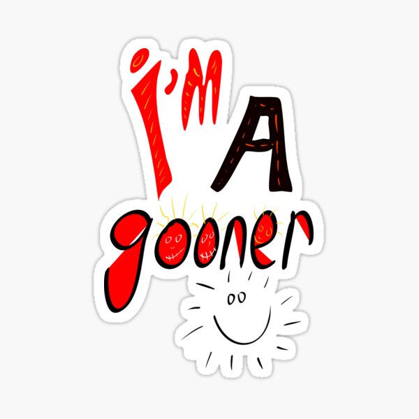 I’m a gooner Sticker