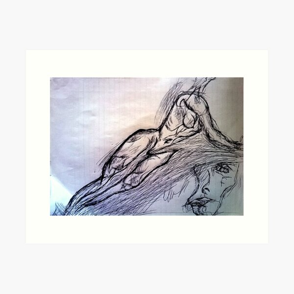 Random Sketches From Class... Art Print