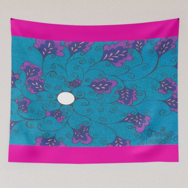 Item preview, Destiny's Flower - Blue designed and sold by -MainelyMel-.