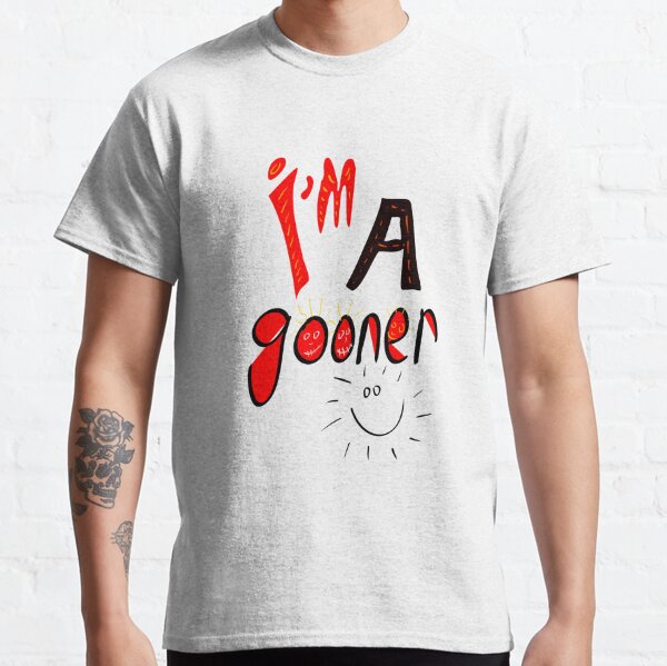 ooh to be a gooner t shirts