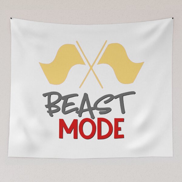 Item preview, Copy of Beast Mode - Color Guard Flag designed and sold by BandMomDesigns.
