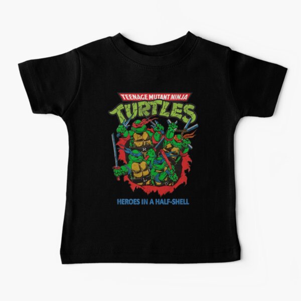 Heroes In A Half Shell (80s throwback design) Baby T-Shirt