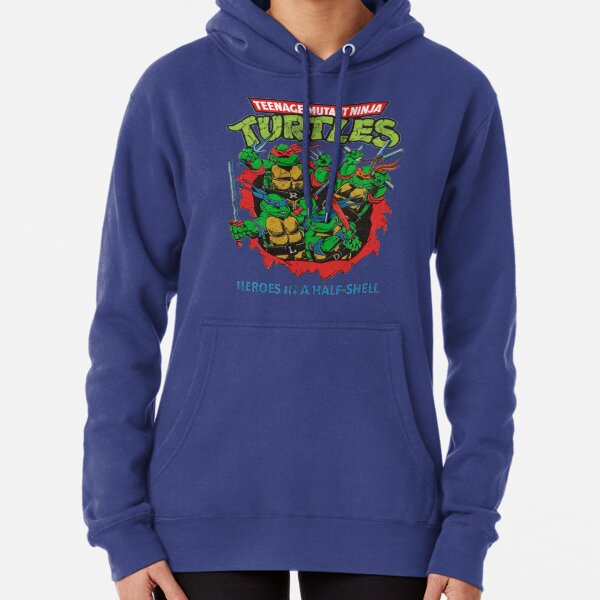 Heroes In A Half Shell (80s throwback design) Pullover Hoodie