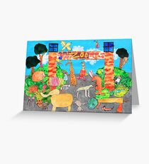 Melbourne Zoo Greeting Card