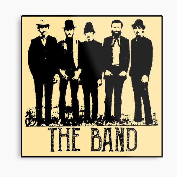 The Band Vintage Retro Concert Metal Print