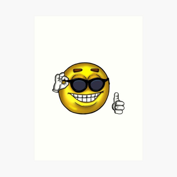 Emoji con lentes outlet de sol meme