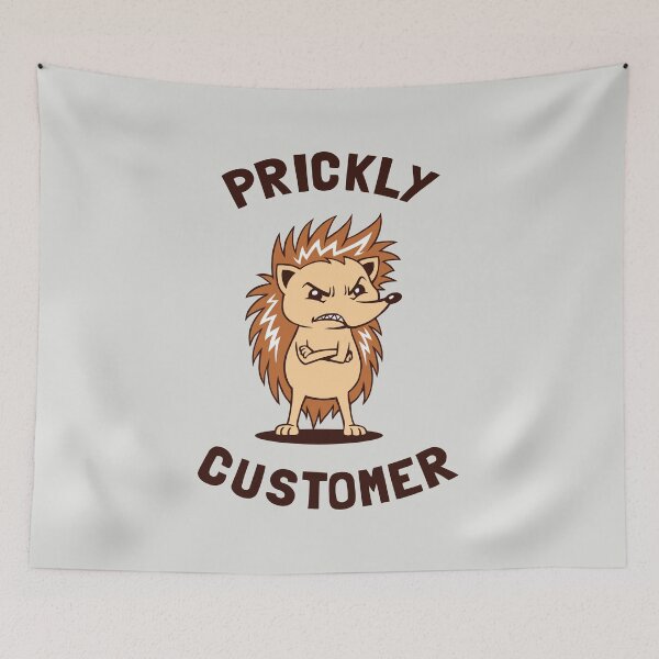 Item preview, Hedgehog Prickly Customer designed and sold by Yipptee Shirts.