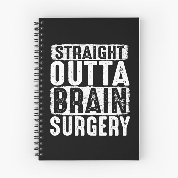 Item preview, Straight Outta Brain Surgery get well soon gifts with funny saying  designed and sold by alenaz.