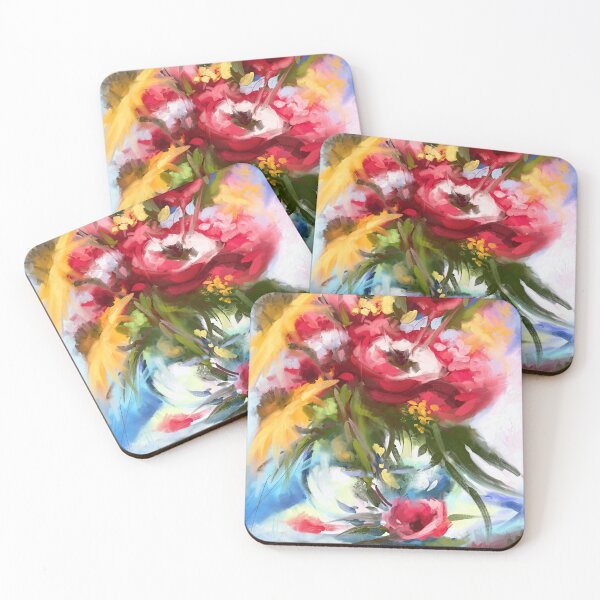 Item preview, Bouquet of red flowers  designed and sold by Mikko Tyllinen.