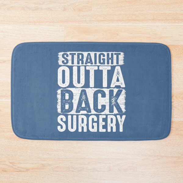 Item preview, Straight Outta Back Surgery get well soon gifts funny post surgery quote designed and sold by alenaz.