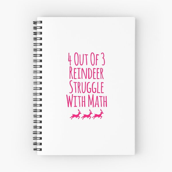 Item preview, 4 Out Of 3 Reindeer Struggle With Math Teacher Fun Christmas designed and sold by at85productions.