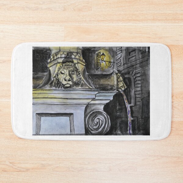Item preview, Watercolor Sketch - The Fountain of Place du Grand-Mézel, Genève. 2014 designed and sold by Igor Pozdnyakov.