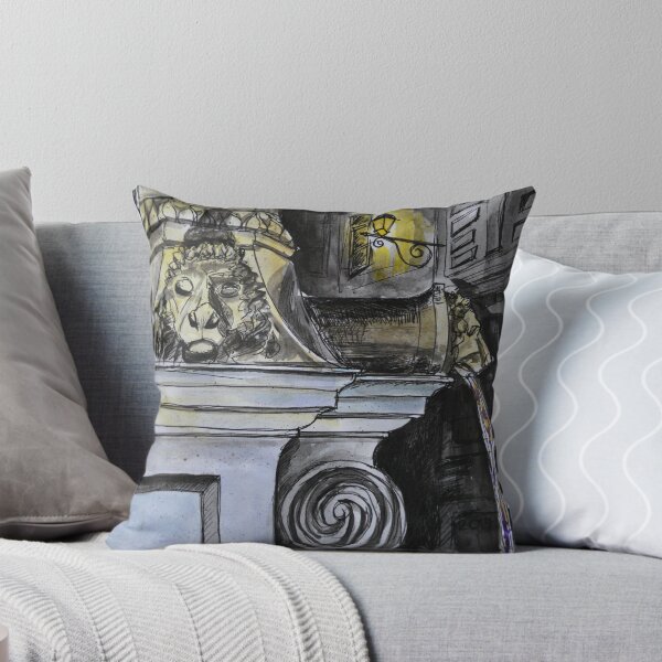Item preview, Watercolor Sketch - The Fountain of Place du Grand-Mézel, Genève. 2014 designed and sold by Igor Pozdnyakov.