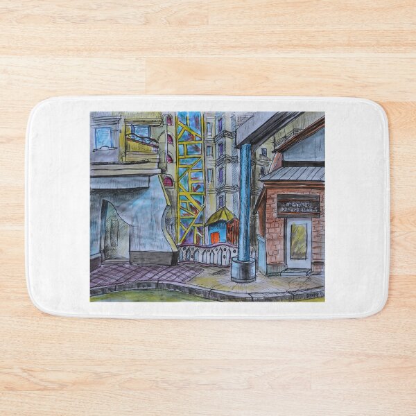 Item preview, Watercolor Sketch - Les Grottes, Geneva, Switzerland designed and sold by Igor Pozdnyakov.