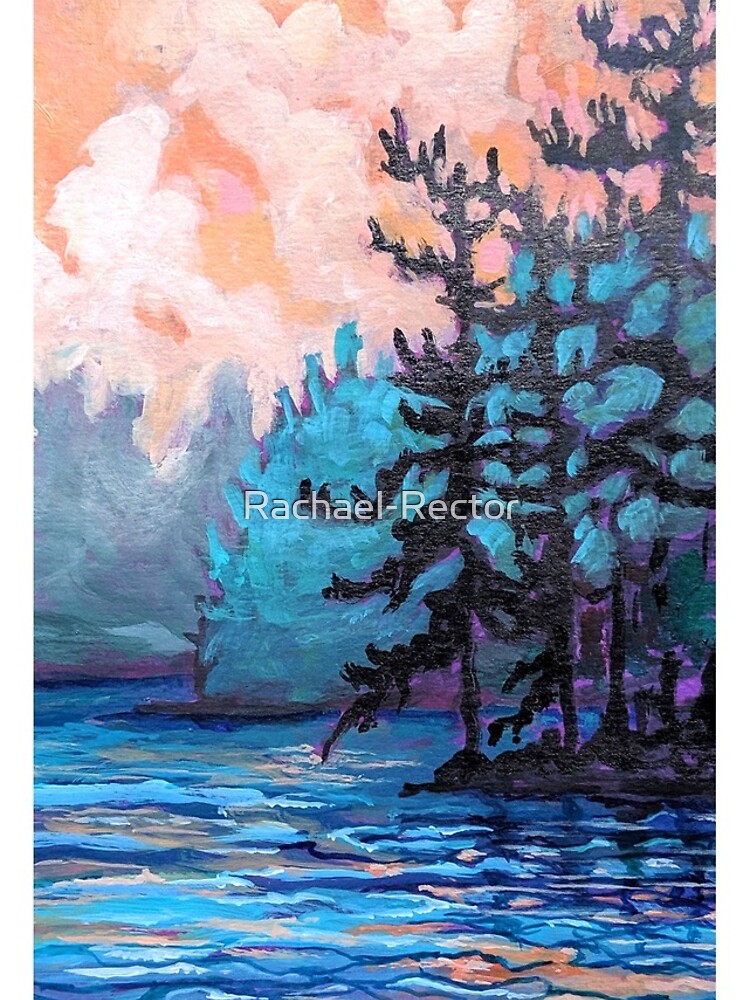 Thumbnail 5 of 5, iPhone Case, Sky over the Lake designed and sold by Rachael-Rector.