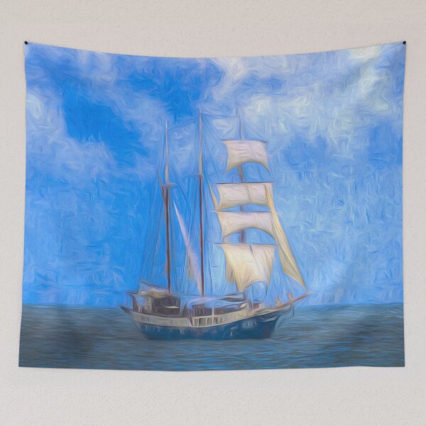 Item preview, Atlantis Sailing Ship Art designed and sold by Londonimages.