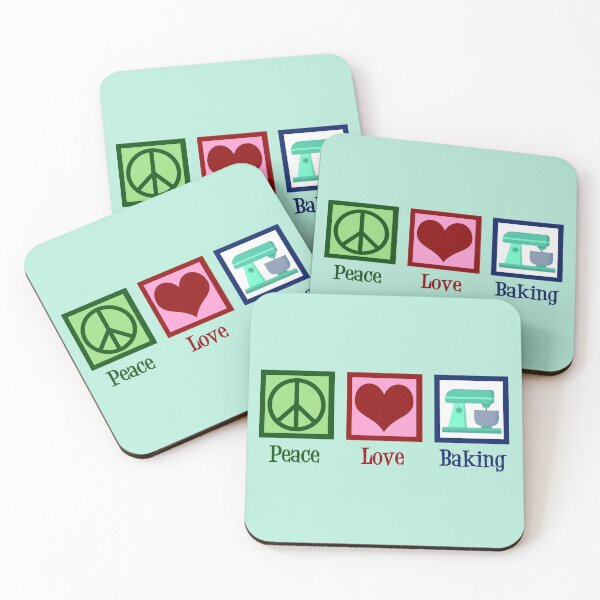 Item preview, Peace Love Baking designed and sold by Epic Love Designs.