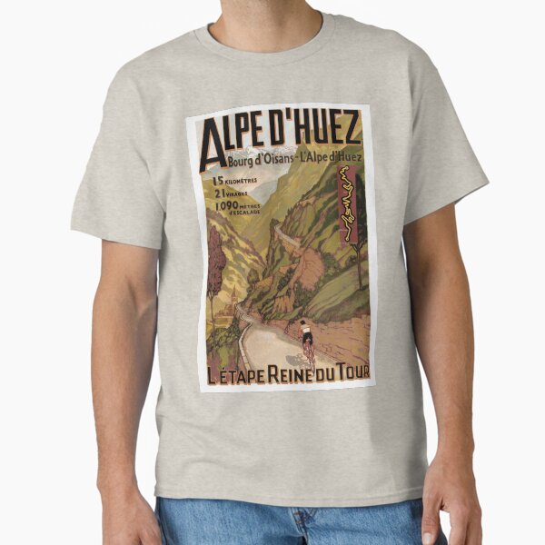 Item preview, Vintage French Swiss Alps sport bicycle poster designed and sold by Glimmersmith.